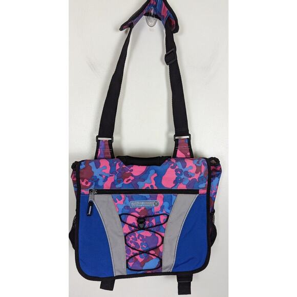 The Children's Place Messenger Bag Pink Purple PLC All Terrain Travel Y2k Book - Picture 1 of 6